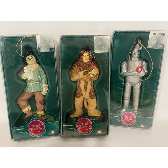 Kurt Adler Other - Kurt Adler Wizard of Oz Hand Painted 5" Stone Resin Ornament | Set of Three